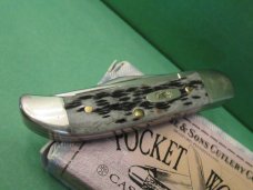 Case XX 2001 Pocket Worn Old Black Bone Mini Folding Hunter Pattern # TB62165 SSM