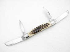 Queen Cutlery Large 4” Four Blade Congress #32, 1975 - 1976: rare “Queen “tang stamp