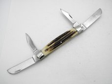 Queen Cutlery Large 4” Four Blade Congress #32, 1975 - 1976: rare “Queen “tang stamp