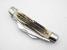Queen Cutlery Large 4” Four Blade Congress #32, 1975 - 1976: rare “Queen “tang stamp