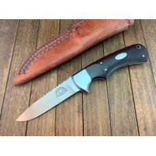 Sidney Pete Moon Custom Hunter Desert Ironwood ATS-34 Stainless