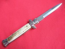 NEW ARMANDO BELTRAME 8" STAG Bayonet Blade ITALIAN STILETTO Knife