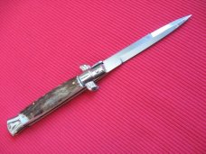 NEW ARMANDO BELTRAME 9" STAG Bayonet Blade ITALIAN STILETTO Knife