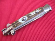 NEW ARMANDO BELTRAME 9" STAG Bayonet Blade ITALIAN STILETTO Knife
