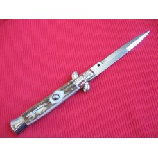 NEW ARMANDO BELTRAME 9quot STAG Bayonet Blade ITALIAN STILETTO Knife