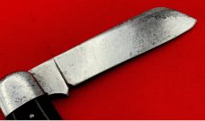 Vintage KA-BAR OLEAN, N.Y. 1-Blade Swayback Jack Folding Pocket Knife Slick Black c.1911-51