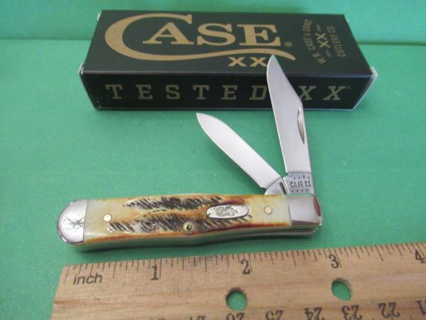 Case XX 2022 Bone Stag Small Coke Bottle Pattern # 6.5225 1/2 SS Case XX 2022 Bone Stag Small Coke Bottle Pattern # 6.5225 1/2 SS
