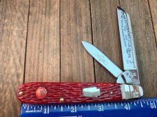 Schatt and Morgan English Jack Red Jigged Bone Badger Knife Club Annual 2009