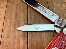Schatt and Morgan English Jack Red Jigged Bone Badger Knife Club Annual 2009