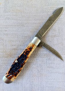 Case/Bose Eureka Jack..jigged bone...2017...Devin Thomas Stainless Raindrop Damascus...brand new 