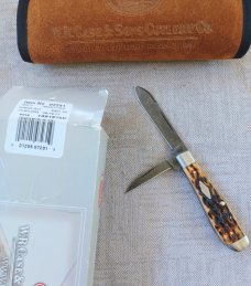 Case/Bose Eureka Jack..jigged bone...2017...Devin Thomas Stainless Raindrop Damascus...brand new 