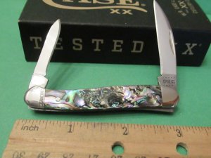 Case XX 2022 Abalone Mini Copperhead Pattern # 82109W SS