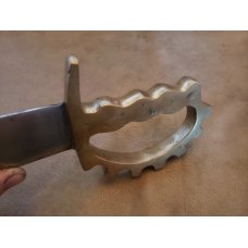 Original WWII Australian cog ranger bowie  trench knife knuckleduster
