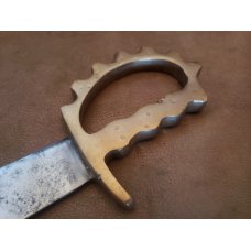 Original WWII Australian cog ranger bowie  trench knife knuckleduster
