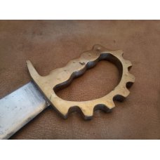 Original WWII Australian cog ranger bowie  trench knife knuckleduster