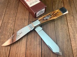 Schatt and Morgan File and Wire Series Heavy Gunstock Jack Ashen Morning Grooved Jigged Bone