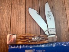 Schatt and Morgan File and Wire Series Heavy Gunstock Jack Ashen Morning Grooved Jigged Bone