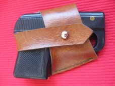 Vintage Italian Switchblade Gun Knife w/Holster