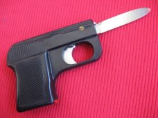 Vintage Italian Switchblade Gun Knife w/Holster