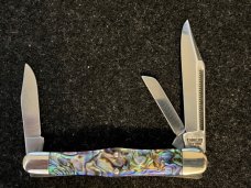 Camillus 72 Whittler with Genuine Abalone