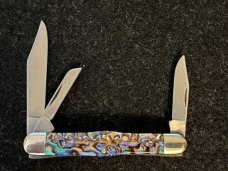 Camillus 72 Whittler with Genuine Abalone Unused