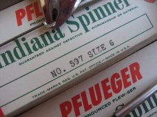 Vintage Pflueger INDIANA Spinner Fishing Lure - 12 Mint on Card In Dealer Carton