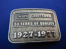 Craftsman 50-year anniversary Belt Buckle Great condition!