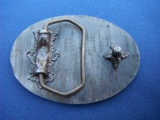 "God, Gut & Guns Made America Let's Keep 'em" Belt Buckle, Great condition!