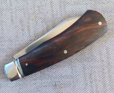 Rhidian Ironwood Native Custom..Cpm154..3.75" closed..red liners..diamond Shield..coa..makers slip