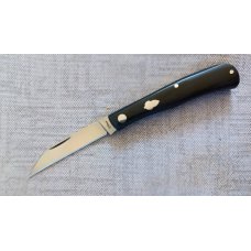Jeff Pearce Black Linen Westinghouse Wharnie Trapper..Cpm154..3 7/8" cld...coa and Maker's pouch