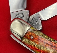 FIGHT’N ROOSTER 2-Blade Bar Style Jack Pocket Knife Christmas Tree Scales 2nd Gen 1982-1994 2nd Gen