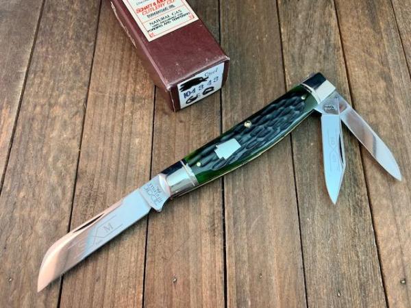 Schatt and Morgan Swayback Whittler Deep Green Bone 1996