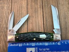 Schatt and Morgan Swayback Whittler Deep Green Bone 1996