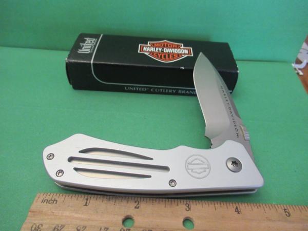United Cutlery Brands Harley Davidson  Solingen Germany Liner Lock Model HD40-S