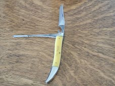 CASE TESTED XX 1920-1940 Large Fish Knife 32098F SEA BEAST Rare Pattern