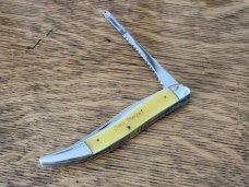 CASE TESTED XX 1920-1940 Large Fish Knife 32098F SEA BEAST Rare Pattern