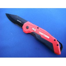 Craftsman Liner Lock Spring Assisted Knife, 3.5 In L Blade With Safety Lock