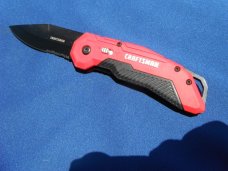 Craftsman  Liner Lock Spring Assisted Knife, 3.5 In L Blade   With Safety Lock 