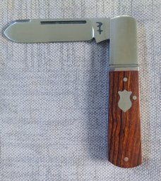 Riaan Ras Spear Barlow...Desert Ironwood..N690..high polish..Fluted bolsters..4 clsd..long pull..coa