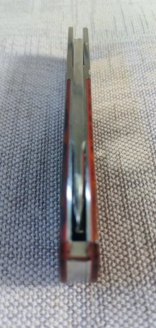 Riaan Ras Spear Barlow...Desert Ironwood..N690..high polish..Fluted bolsters..4 clsd..long pull..coa