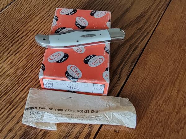 RARE Case 4165 SS Texas Special in Original Pumpkin Box RARE Case 4165 SS Texas Special in Original Pumpkin Box