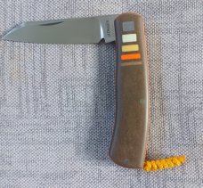 Jared Oeser Native Slipjoint...Brown Richlite..Aebl.. 3 5/8" closed..Full Swag..DOB 10/2021