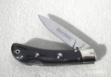 NOS AKC ITALIAN CLASSIC SPEED HUNTER GENUINE BRAZILIAN HORN NICKEL SILVER BOLSTERS 