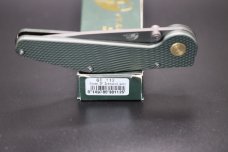 GT Knives GT-112  Full Automatic Green Tanto   Serrated USA made