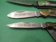 Browning 3 Knife Stag Centennial Set 1878 to 1978  Serial # 1131 