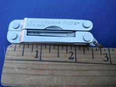 LEATHERMAN USA Micra Multi Tool Scissors Stainless Steel GREAT Multi-Tool, Folding Knife, Phillips