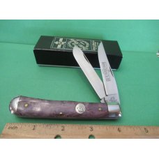 Queen Cutlery Birds Eye Maple Handle D-2 Steel Trapper Pattern 19 BEM