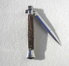NEW FRANK BELTRAME 11" GENUINE STAG ITALIAN STILETTO