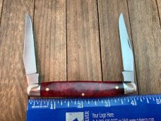 Canal Street Cutlery Muskrat made with Oxblood Wood BC Collecion.