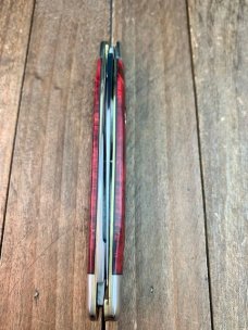Canal Street Cutlery Muskrat made with Oxblood Wood BC Collecion.